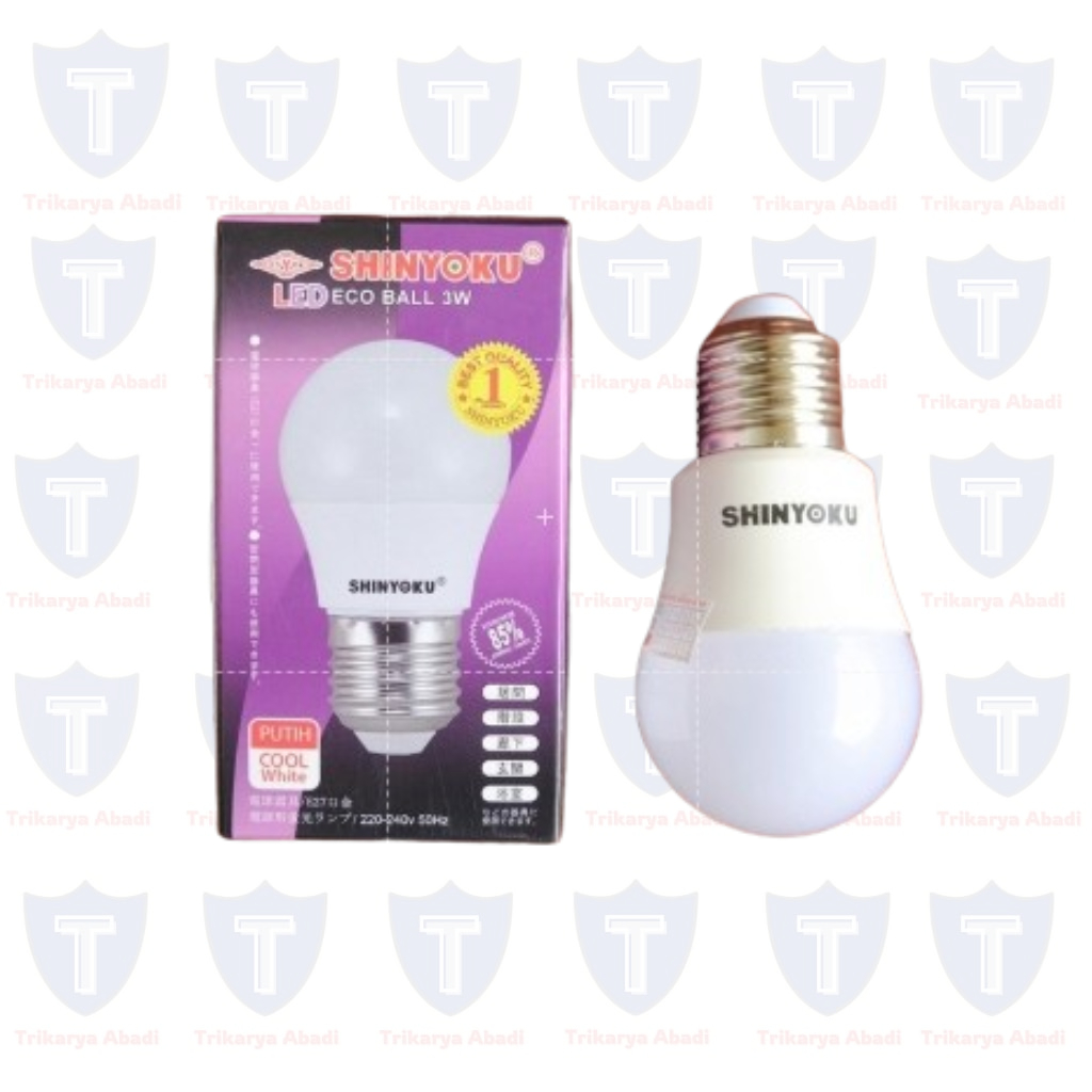 LAMPU SHINYOKU // LED ECO BALL 3W SHINYOKU
