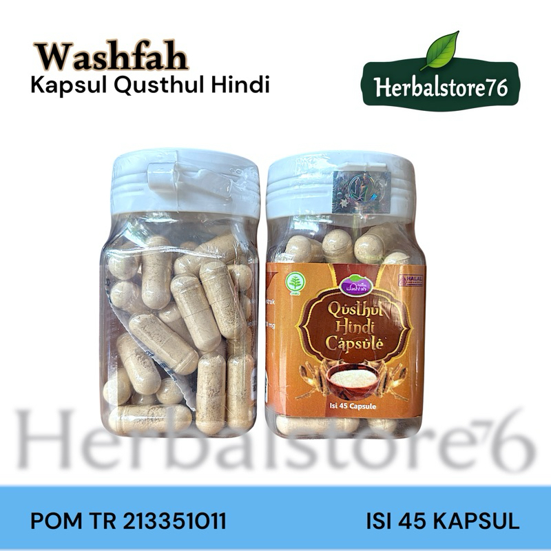 Kapsul Qusthul Hindi Washfah BPOM