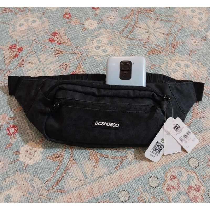 Waistpack DC Shoes Tas DC Shoes Waistbag DC Tussler Black Leopard