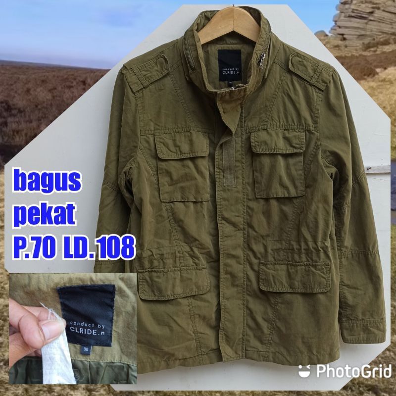 jaket parka army military green m65 fashion clride