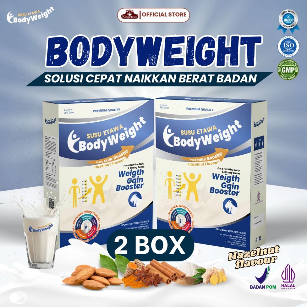 BodyWeight Susu Kambing Etawa Penambah Badan Susu Etawa Membantu Meningkatkan Nafsu Makan dan Masa O