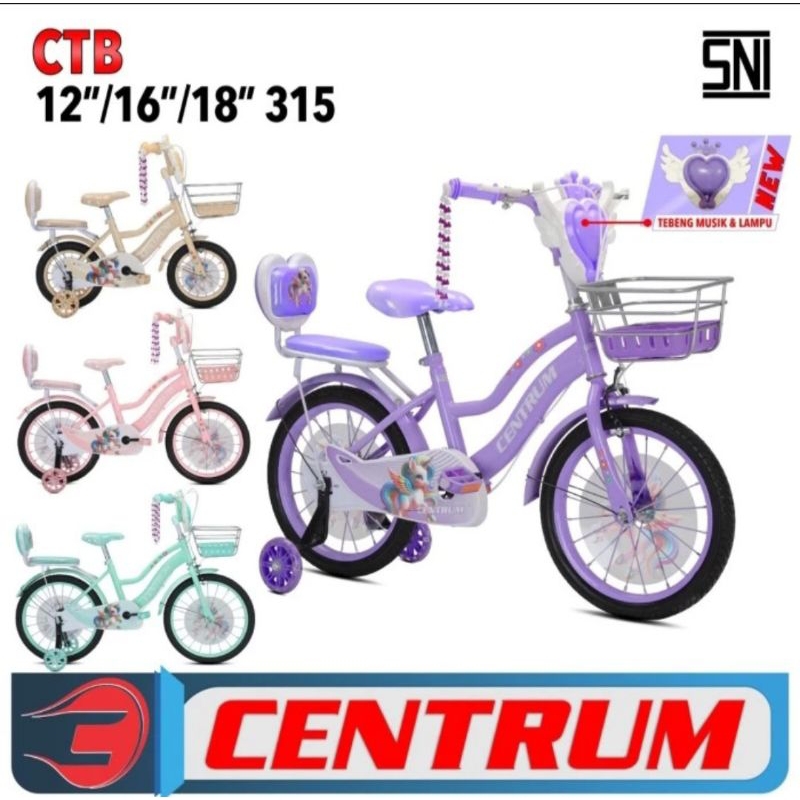 Sepeda Anak Perempuan 18 inch Centrum 315