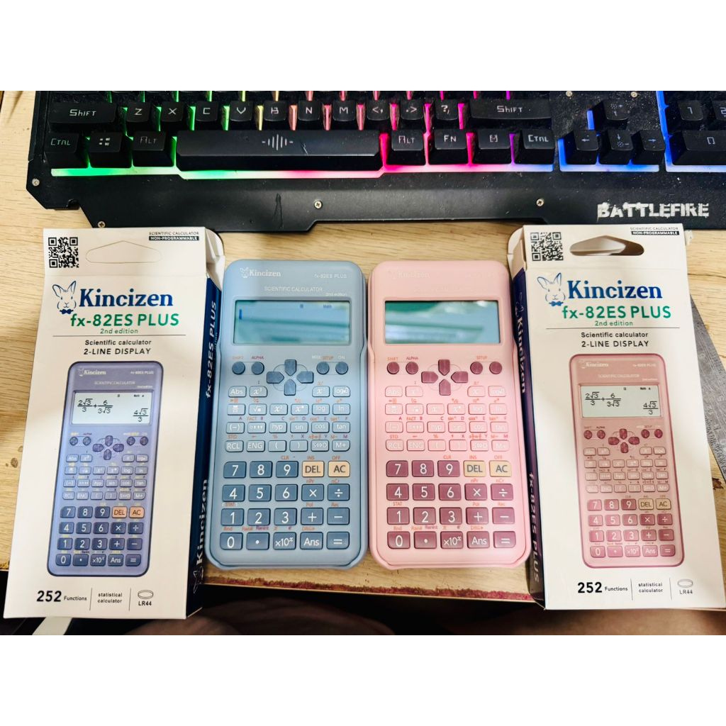 

Kalculator Kincizen Scientific FX-82ES PLUS - Kalkulator Ilmiah Kincizen 2nd Edition