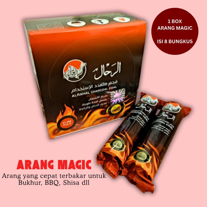 [1 Box] Arang Magic Charcolite Bukhur