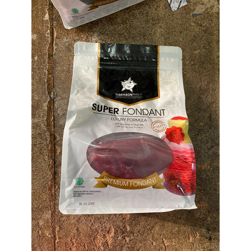 

Tigerson Super Fondant Red Merah 1kg