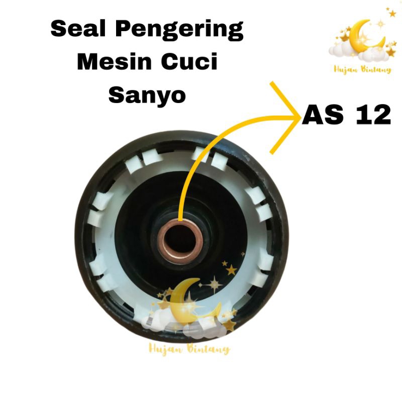 Seal Pengering Mesin Cuci Sanyo 2 Tabung AS 12 Karet Pengering Mesi Cuci Sanyo 2 Tabung Sil Pengerin