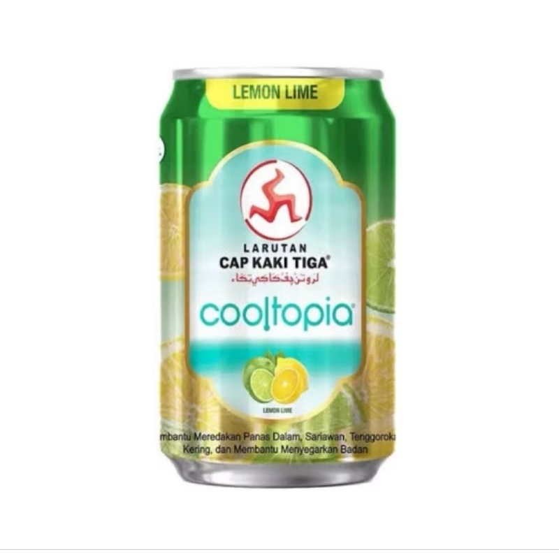 

LARUTAN CAP KAKI TIGA COOLTOPIA LIME KALENG 320ML DUS (ISI 24 KALENG)