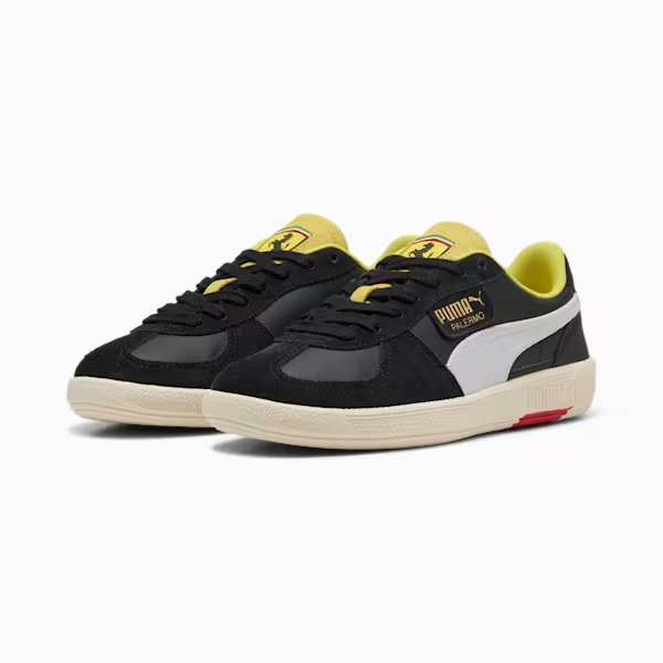 Sepatu Casual Palermo x Ferrari Black-PUMA White 308717 01