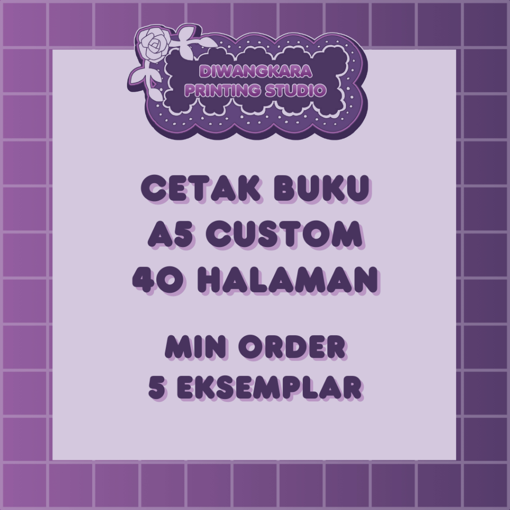 

Cetak Buku Komik Novel A5 Custom 40 Halaman Bookpaper