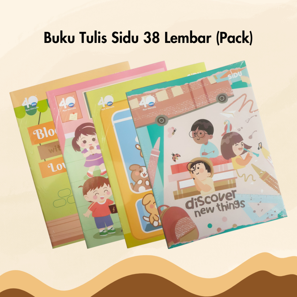 

Buku Tulis Sidu Sinar Dunia Isi 38 Lembar 1 Pack 10 Buku