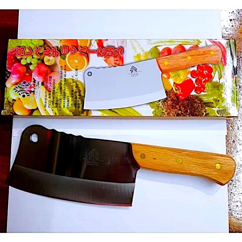 golok daging | golok daging gagang kayu | golok daging ganom|