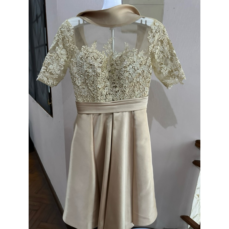 Dress pesta Gold super Premium