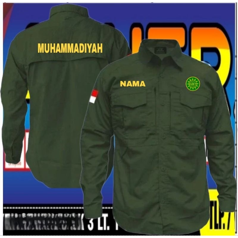 kemeja tactical Muhammadiyah baju tactical Muhammadiyah kemeja Muhammadiyah baju Muhammadiyah seraga
