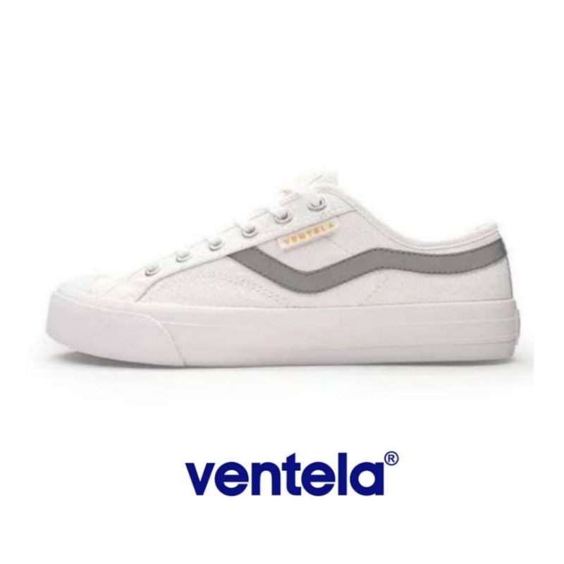 Sepatu Ventela New Public Reflective Low Full White Original