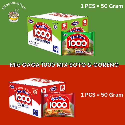 

Mie Gaga Seribu Mix Varian Goreng Soto Mi Termurah Lezat Enak