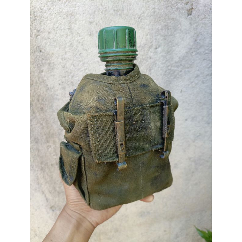 botol minum militer antik jadul vintage