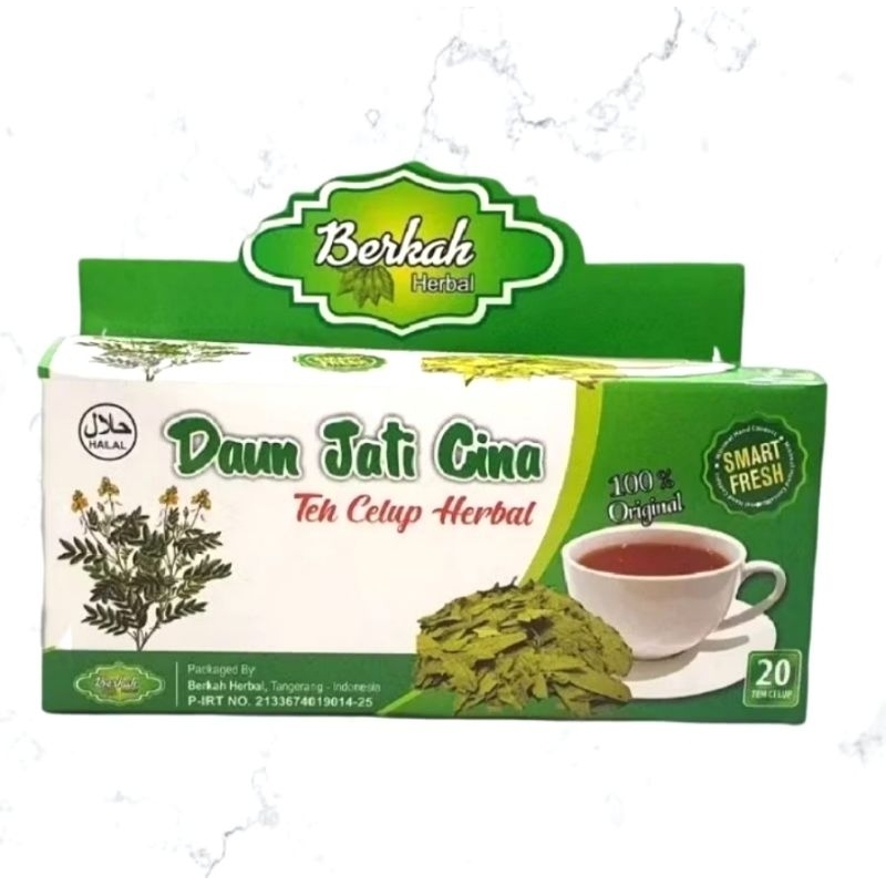 

Teh Jati Cina Berkah Herbal Teh Celup Pelangsing Badan