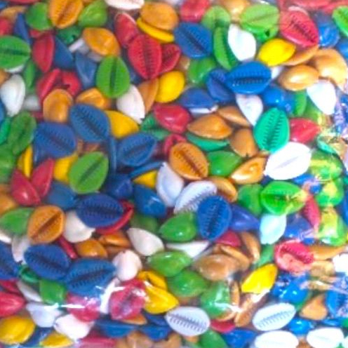 Kwuk warna kewuk pastik kuwuk warna 100 gram mainan jadul biji congkak