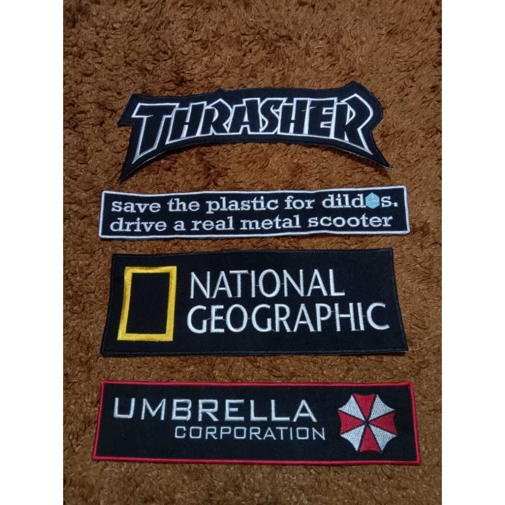 Patch Bordir brand,logo sponsor, emblem bordir komputer,patch bordir