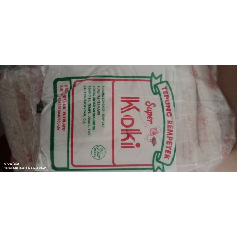 

tepung rempeyek koki 60gr (10pcsX60gr)