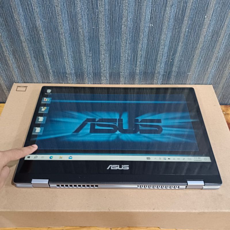 Laptop Asus VivoBook TP412FA, Convertible, (Touchscreen) Layar Flip 360, Bisa dilipad jadi Tab Intel