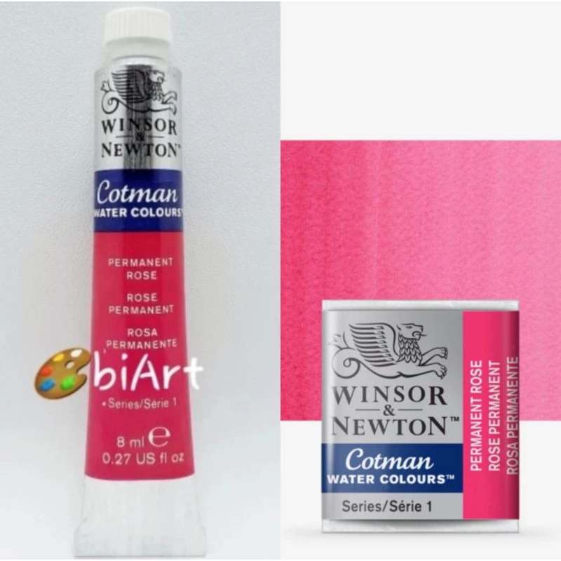 

Cat Air Cotman Water Colour Tube 8ml / Half Pan Permanent Rose Winsor & Newton