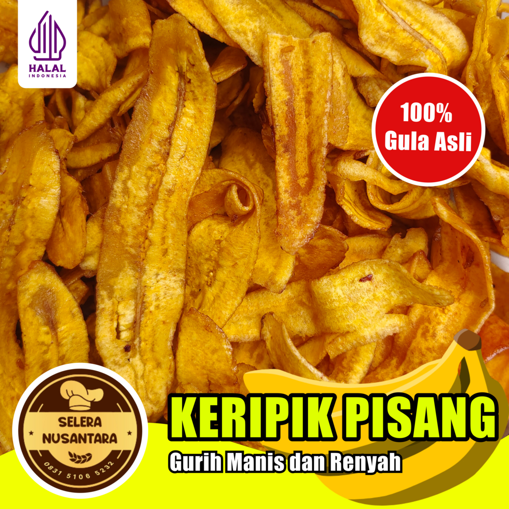 

Keripik Pisang Asli Renyah dan Gurih