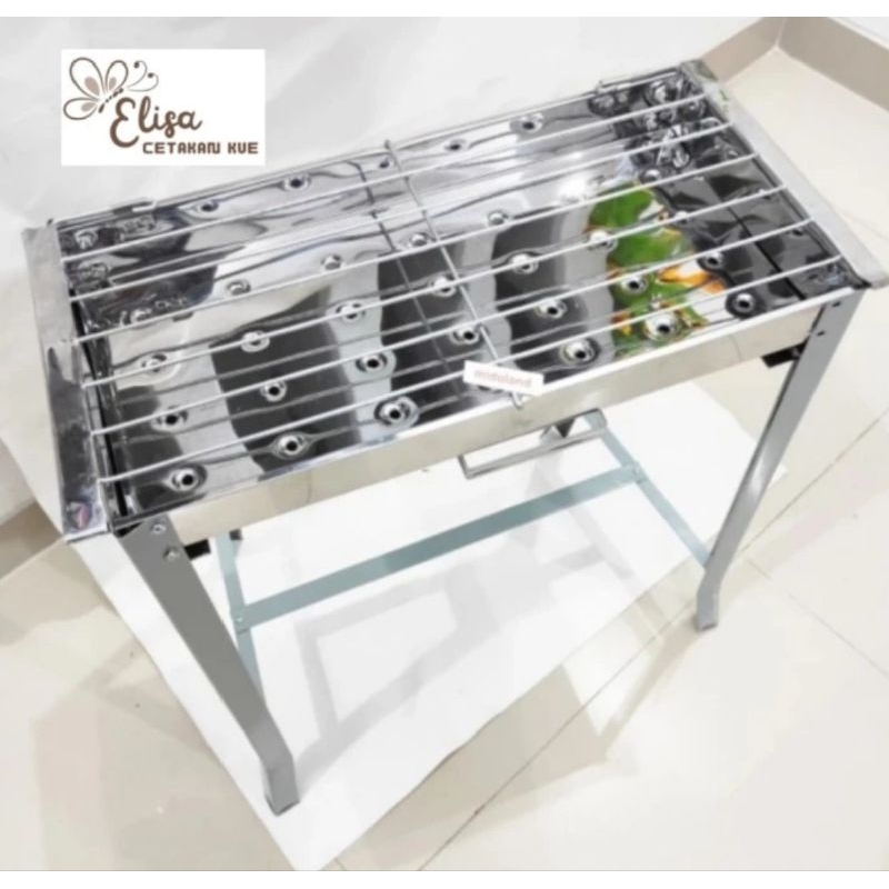 Panggangan Arang Jumbo stainles steel / Bongpas Panggangan Sate ayam