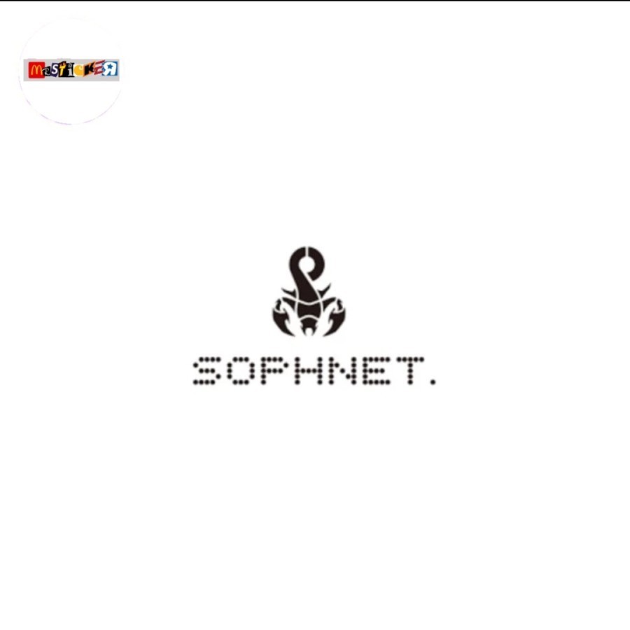 

sticker sophnet logo diecut stiker streetwear Japan
