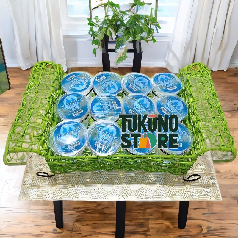 NEW MODEL Keranjang Air Mineral Isi 12 Model Sofa Brekele Rangka Besi Anyaman Rotan Sintetis