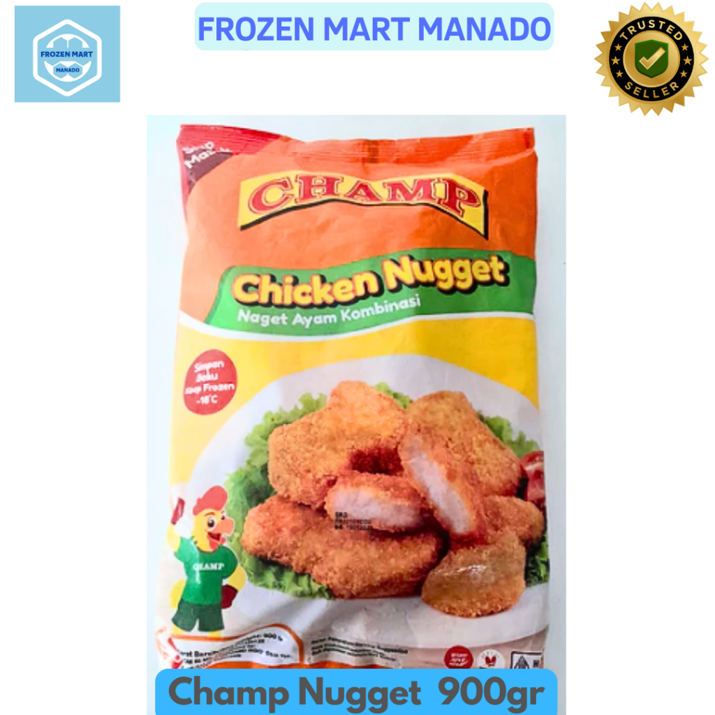 

Champ Nugget Ayam 900gr - Frozen Mart Manado (Frozen Food Manado)