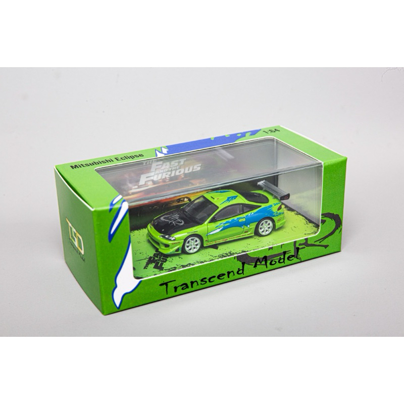 Transcend Model 1:64 Mitsubishi Eclipse Brian’s Fast and Fourious  Limited Stock