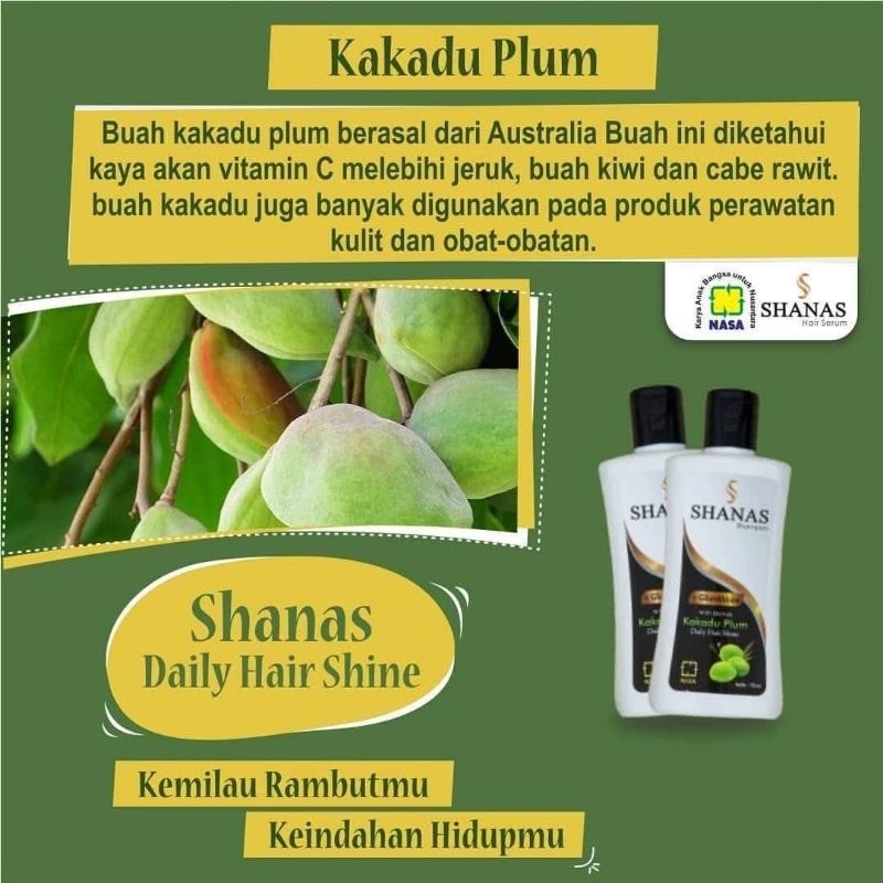 SHAMPO SHANAS NASA menghilangkan kutu,rambut rontok,rambut berkilau co CV ok untuk orang dewasa dan 