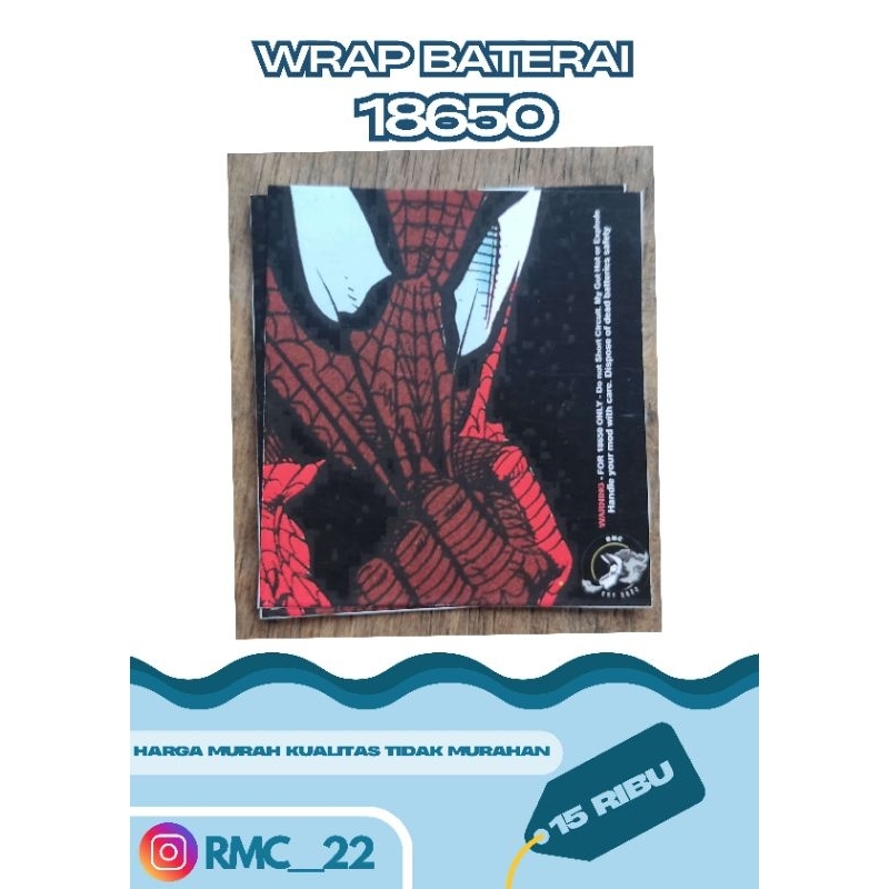 

Wrap baterai 18650