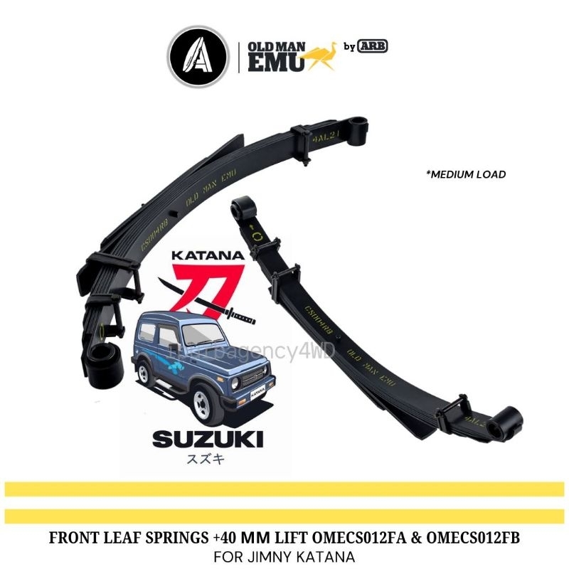 Old Man Emu Front Leaf Springs OMECS012FA & OMECS012FB Suzuki Katana