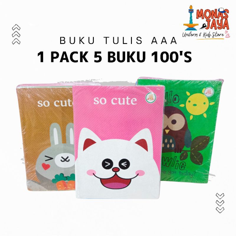 

Monas Jaya Buku Tulis Aaa So Cute