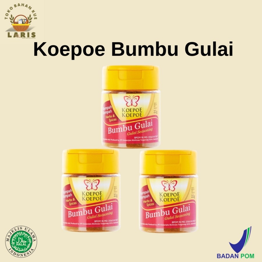 

KOEPOE KOEPOE BUMBU GULAI KEMASAN BOTOL 22 GRAM