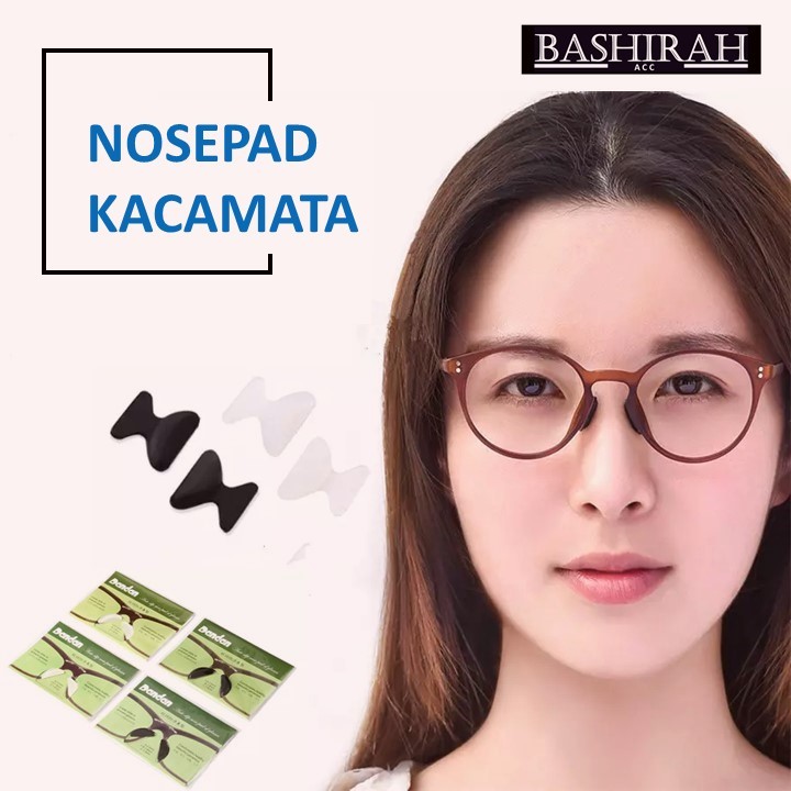 Bashirah Nosepad kacamata tempel penyangga hidung nosepad kacamata tempel nosepad tempel nosepad kac