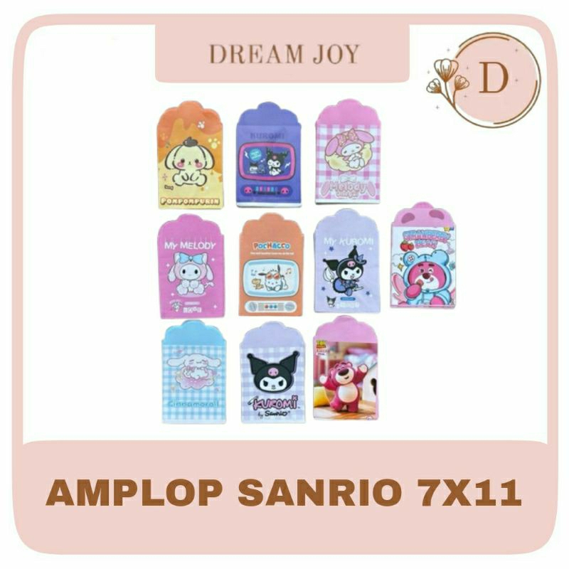 

(COD) ISI 10 7X11 AMPLOP SANRIO LIPAT 1X MOTIF VIRAL TERBARU 2025