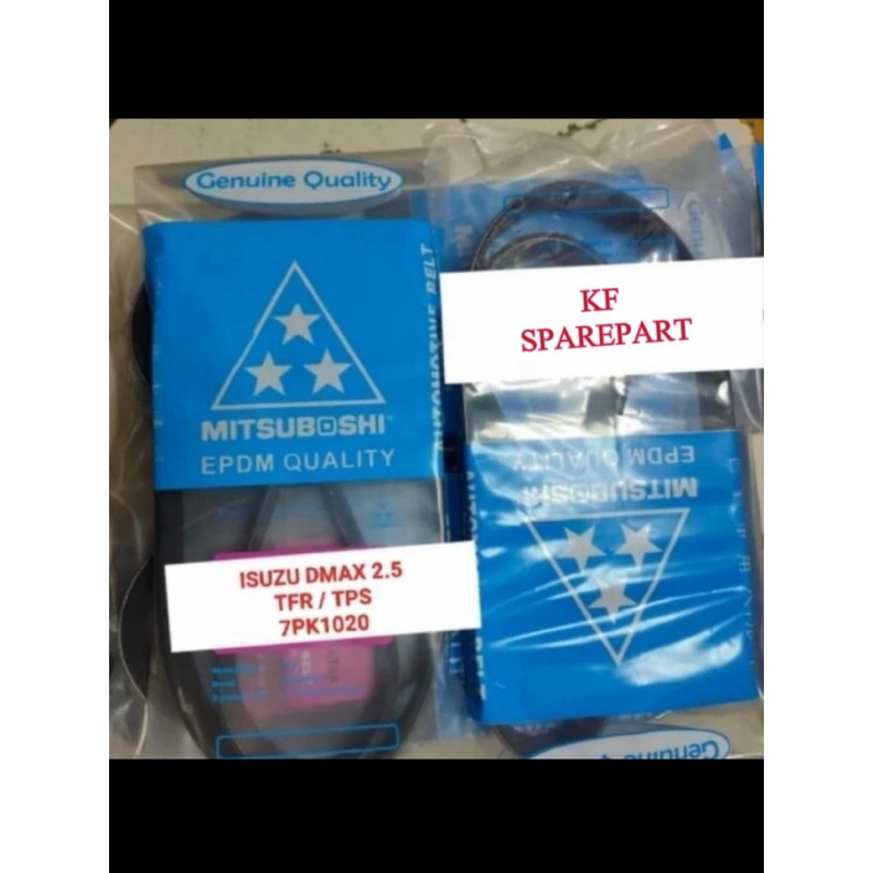 FAN VAN V BELT TALI KIPAS 7PK1020 DMAX D-MAX 2.5CC TFR TPS 7PK-1020