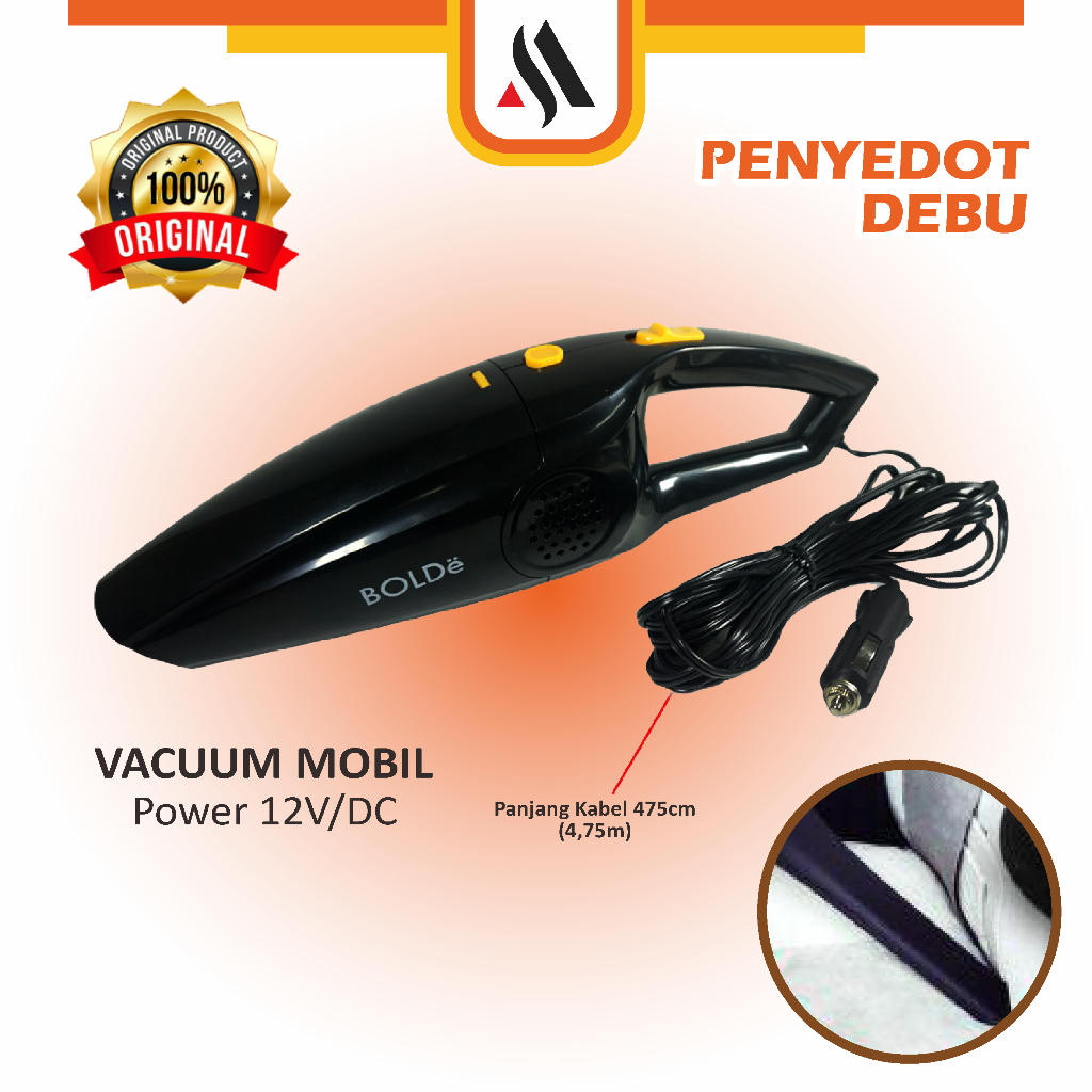 PENYEDOT DEBU / VACUUM CLEANER BOLDE SUPER HOOVER TURBO / HEPA FILTER / GARANSI RESMI BOLDE