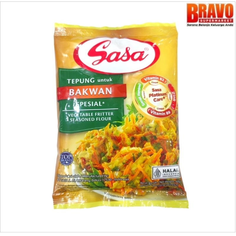 

Sasa Tepung untuk Bakwan Spesial 90 gr - Lebih Krispi Dan Berbumbu