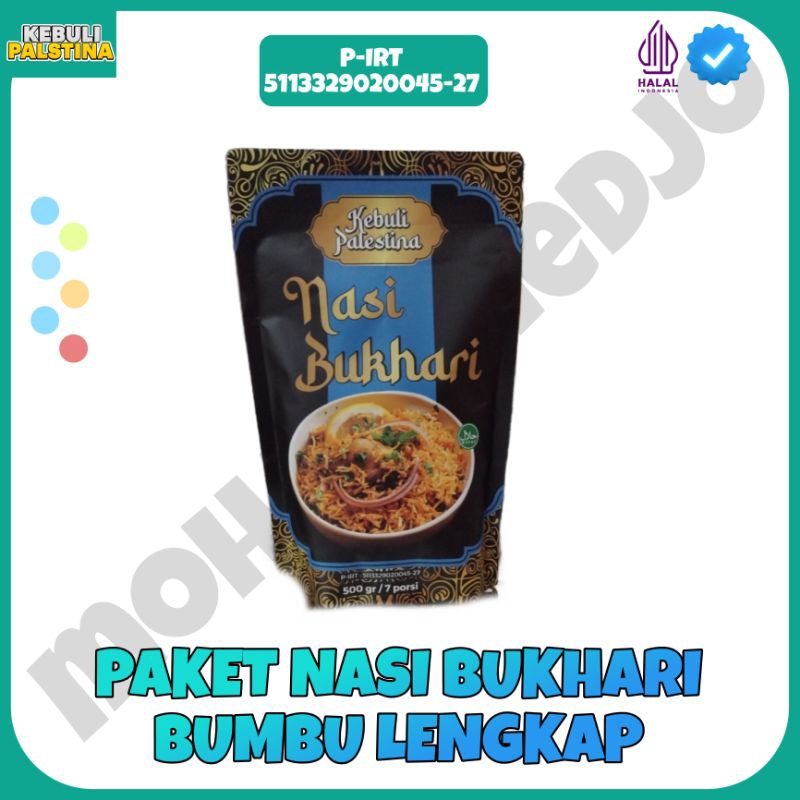 

PAKET NASI BUKHARI BUMBU LENGKAP MERK KEBULI PALSTINA EXP 12/2025