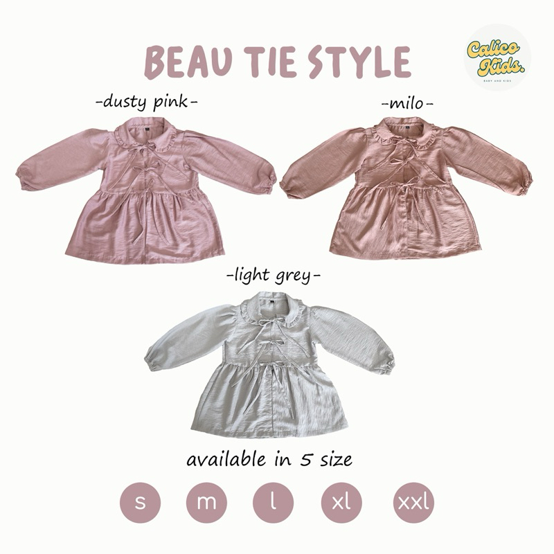 Blouse Baju Anak Perempuan - Earth Tone Series - Usia 2-10 Tahun