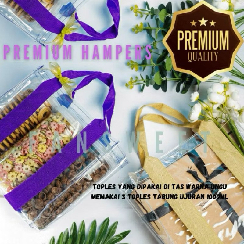 

1 LUSIN Tas Mika PVC Premium Handle Full Bisban Uk 26x12x25 cm