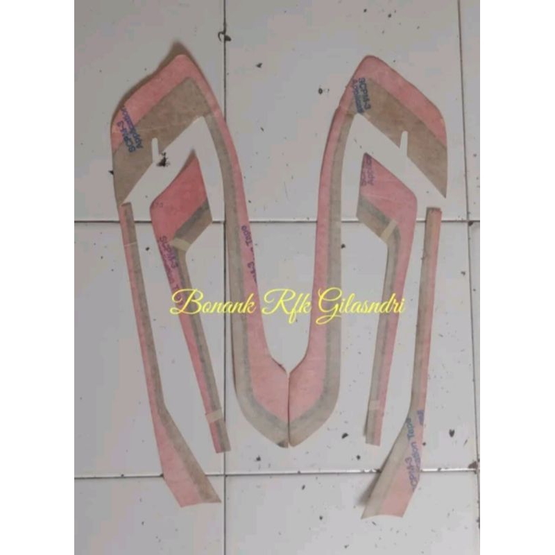 striping sticker stiker body bodi box bok buntut tail tangki tengki Honda GLmax GL-Max GL gl Max max