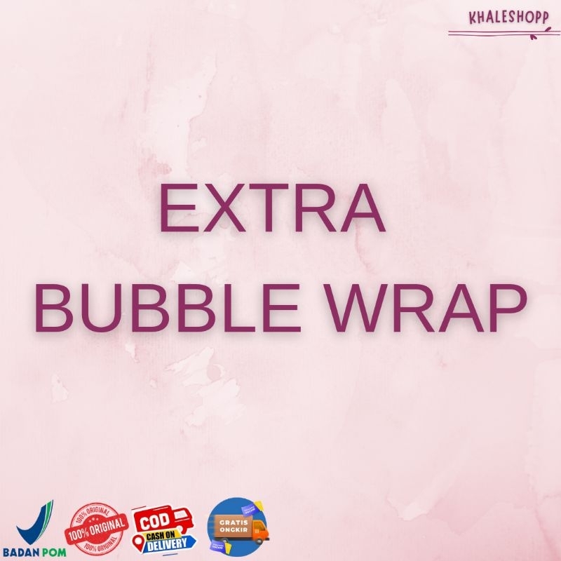 

Tambahan Bubble Wrap [Khaleshopp]