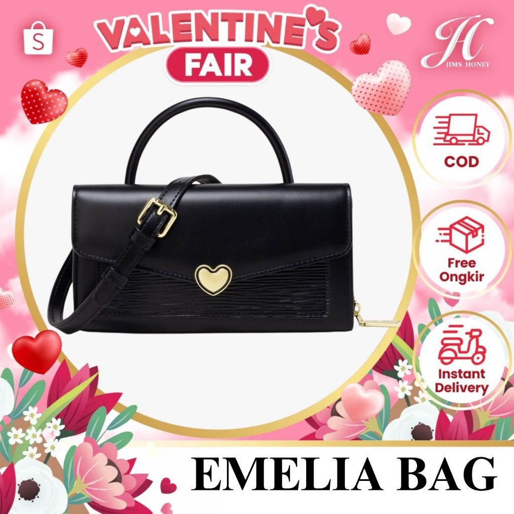 JIMS HONEY EMELIA BAG Tas Selempang Wanita Slingbag Cewek Jimshoney Trendy Elegan