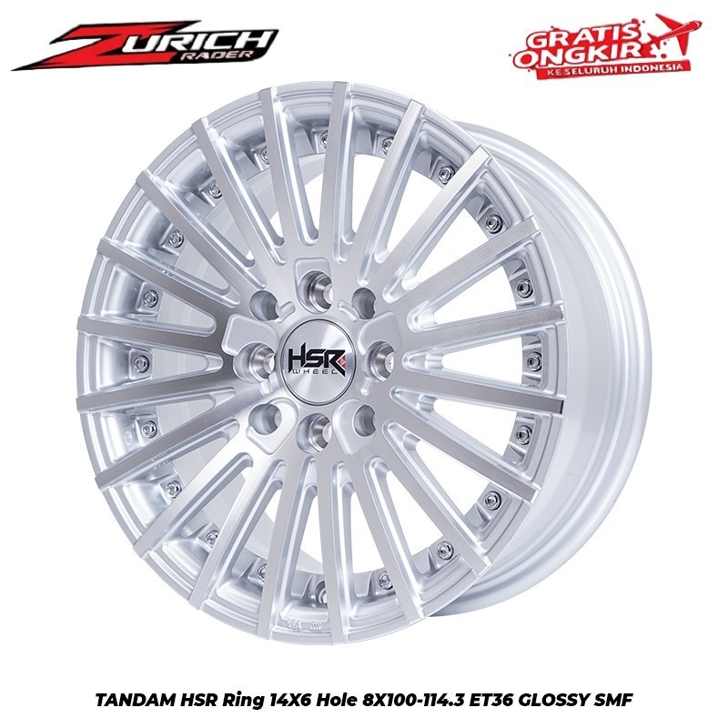 Velg Mobil R14 Hsr Tandam Pelek Racing Ring 14 Air Ev Brio Calya Avanza Carry Sigra Agya