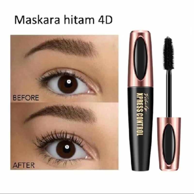 Mascara 4D Waterproof Tahan Lama Mascara Heavy Full Figure Secret Eyelash Mascara